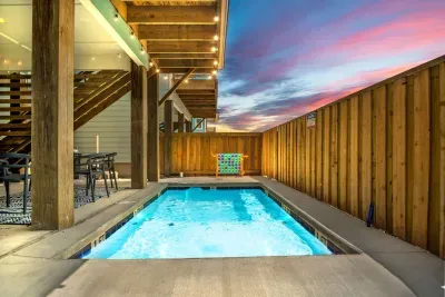 Private Pool with shallow area for children