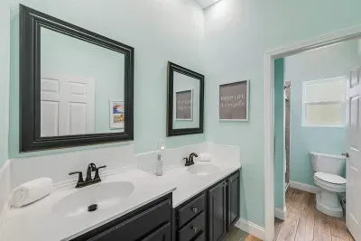 Ensuite bathroom in primary suite