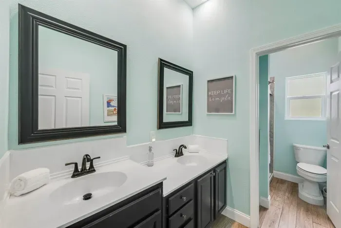 Ensuite bathroom in primary suite