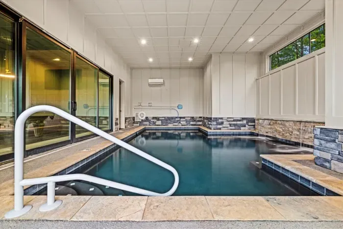 Large, heated indoor pool