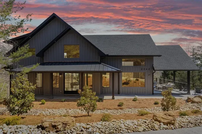 Beautifully crafted exterior of the cabin