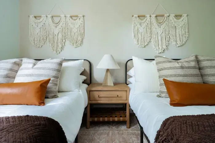 Comfortable and spacious with two full beds, walk-in closet and a 55" smart TV—perfect for relaxing after a day of adventure.