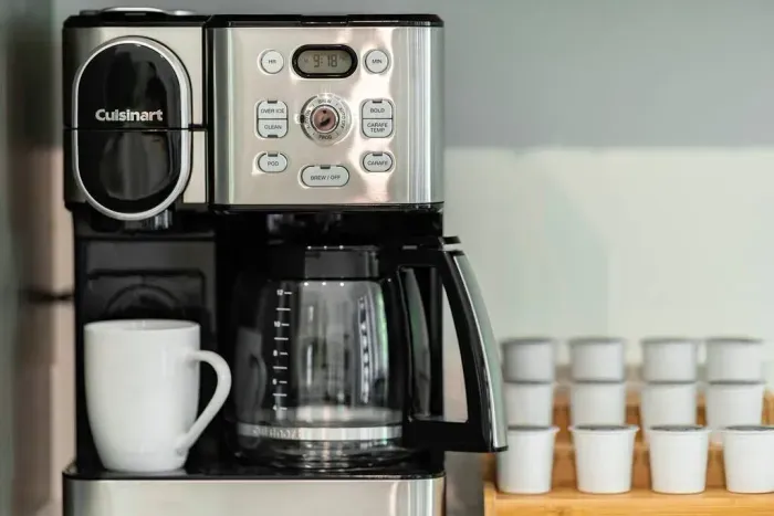 Coffee your way—single cups, iced, or a full pot for everyone, all made easy with the Cuisinart.