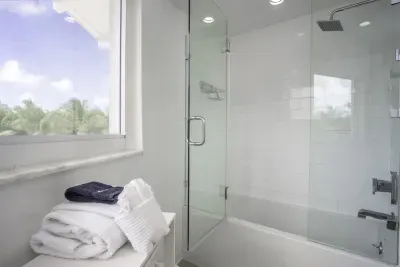 Modern bathroom with upscale feel