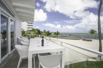 Outdoor dining space with views better than ANY restaurant