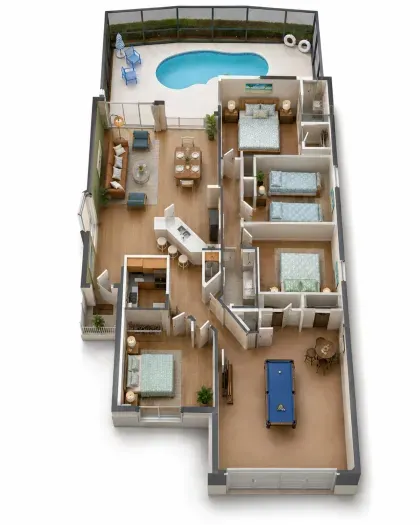 3D floor plan