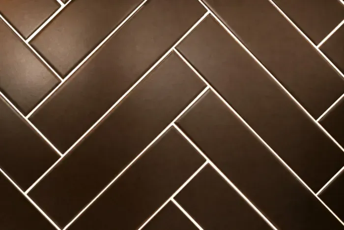 Statement backsplash brings bold style
