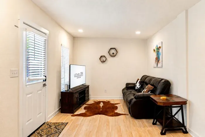 Casita living room with smart TV