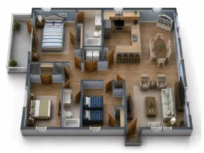 3D Floor Plan