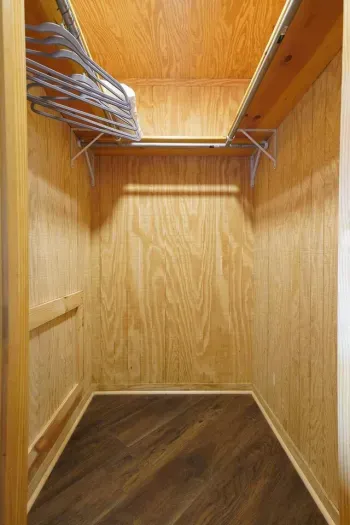 Experience the convenience of a walk-in closet during your stay, providing ample space to hang your clothes or store your bags after check-in.