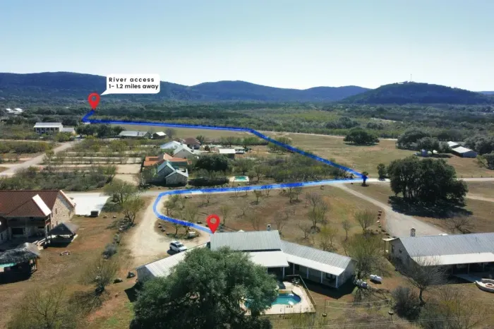 Explore the stunning Frio River just 1.2 miles away from Adelante! Use our map to easily access the river & enjoy a day of swimming & relaxation. Come back to the comfort of Adelante at the end of the day and continue to enjoy your vacation.