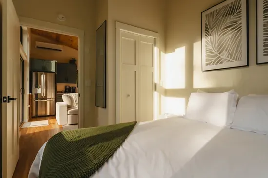 The large windows allow all the natural light you need.