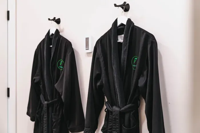 Throw on the robes for the ultimate spa experience