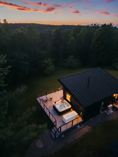 Soak under the stars and watch the fire flies light up Fernova