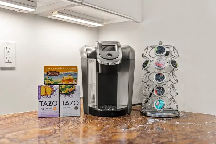 All rentals are complete with a coffee maker, kitchenware, linens, and more