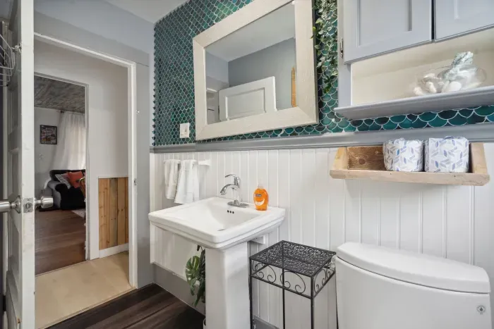 Front cottage bathroom