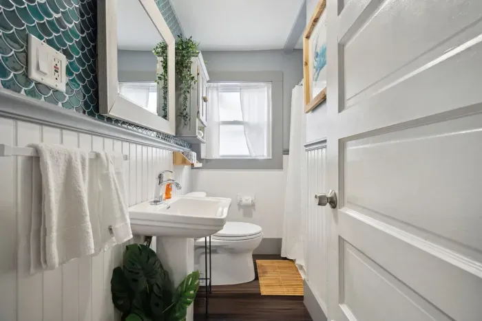 Front cottage bathroom