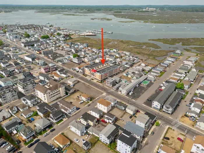 Aerial view, walking distance to the beach, boardwalk and main attractions