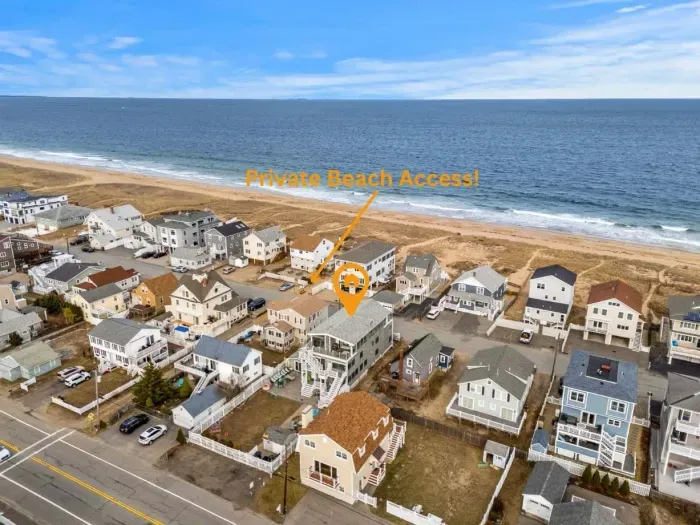This property is located right across the street from the beach!