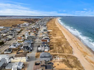 Salisbury beach is literally across the quiet street on quiet Commonwealth Ave!