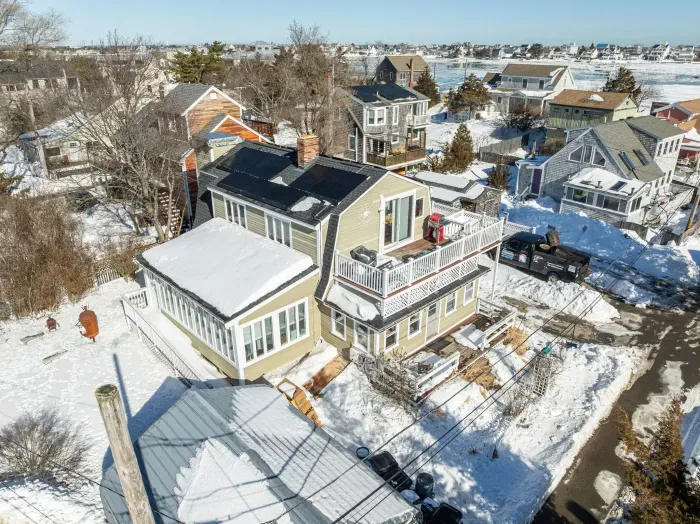 Aerial view of the home! 