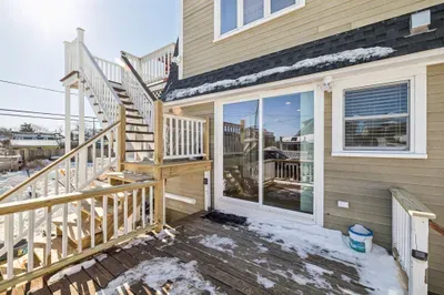 The back deck!