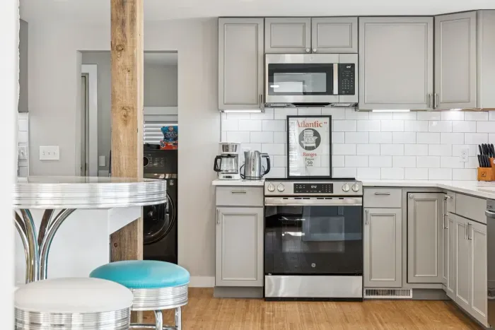 Fully equipped kitchen with updated appliances and everything needed to make a great meal!