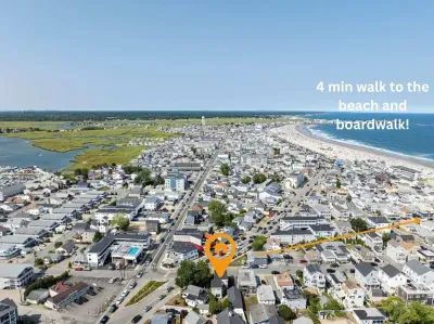 Aerial views of the property and it's proximity to the beach and boardwalk!