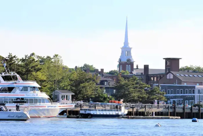 View of downtown Newburyport & the Merrimac River