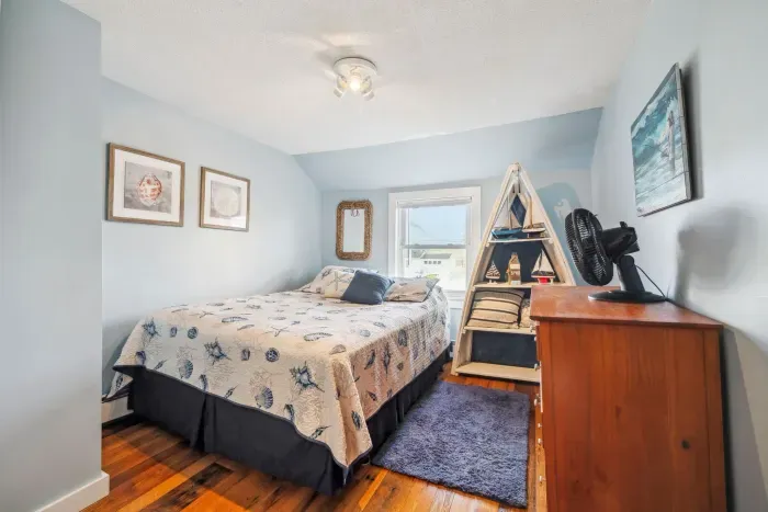 Bedroom #3 with a queen bed. Clean linens provided