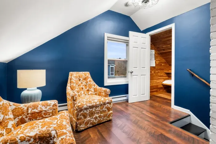 Small reading nook for quiet moments