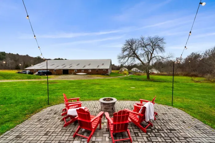 Fire pit for cozy evenings