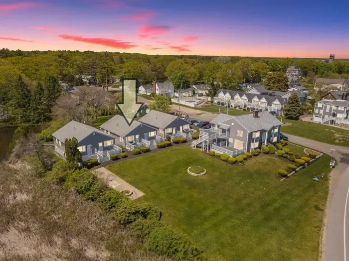 Aerial View - Steps to ocean and walk to Wallis Sands Beach