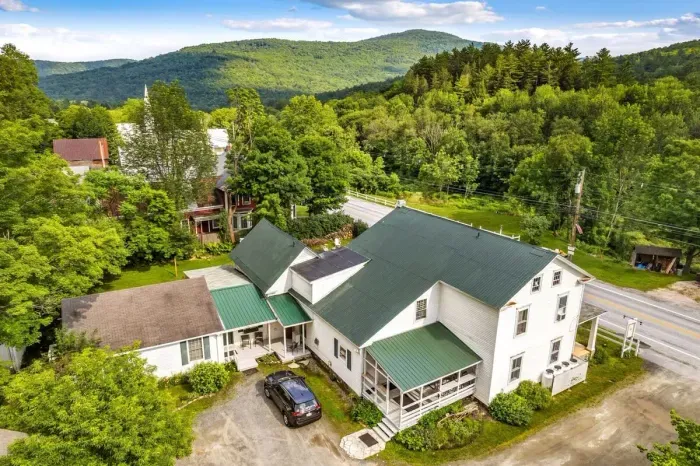 Large parking lot directly in front of your suite.