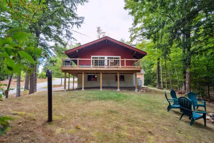 The deck and spacious backyard, perfect for yard games or relaxing!