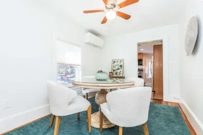 Dining room with seating for 4 people.
