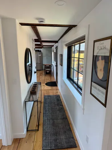 Hallway leading to the bedroom.