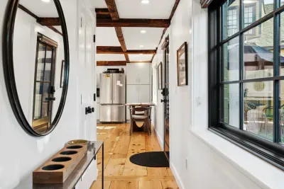 Hallway leading to the bedroom.