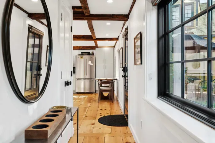 Hallway leading to the bedroom.