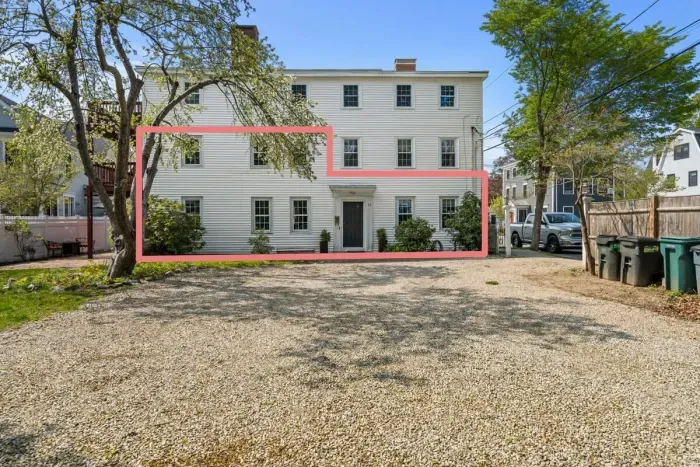 View of the main entrance