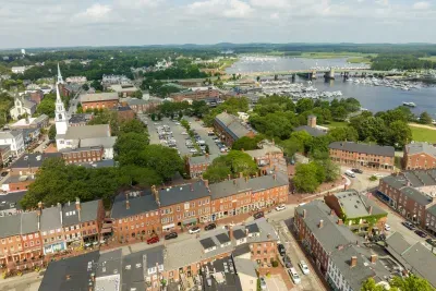 Aerial view of downtown Newburyport. You're just steps to all the top attractions