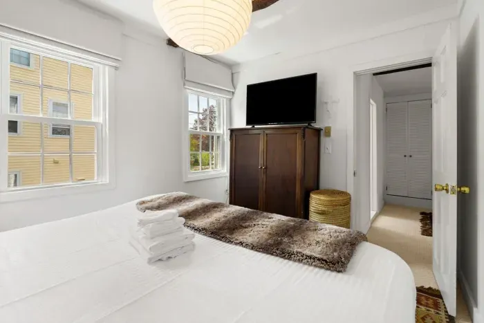 Bedroom #1 with king bed located on the second level.