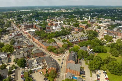 Aerial view of downtown Newburyport. You're just steps to all the top attractions