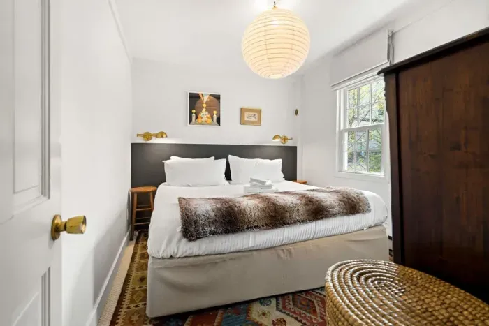 Bedroom #1 with king bed located on the second level.