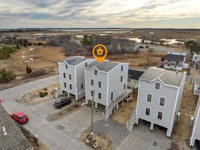 Bliss on Brissette from the air! This home is locate on a quiet side street near Salisbury beach!