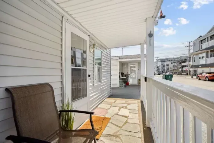 The front porch warmly welcomes you the moment you check in!