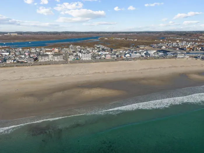 Hampton beach just a few steps away from the property!