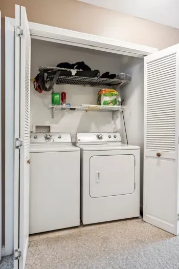 Washer and dryer...Convenience at your fingertips.