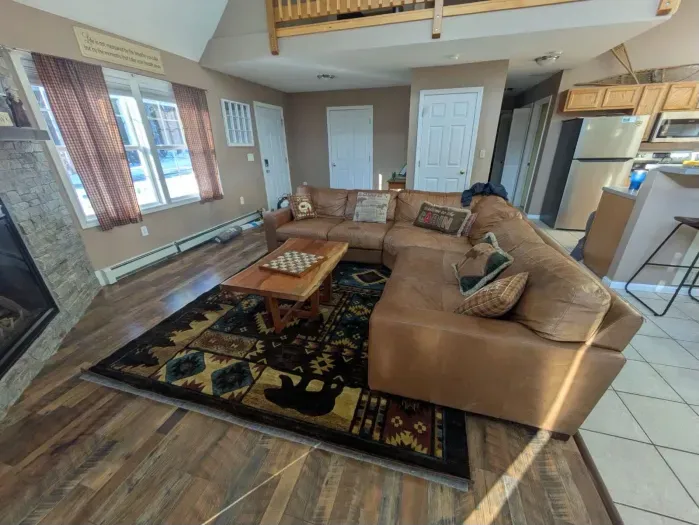 New flooring in the living room! 