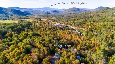 The Ash Lodge is located just 30 minutes from the base of the base of the Mount Washington Auto Road!